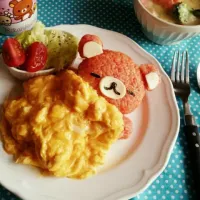 Snapdishの料理写真:りらっくまオムライス