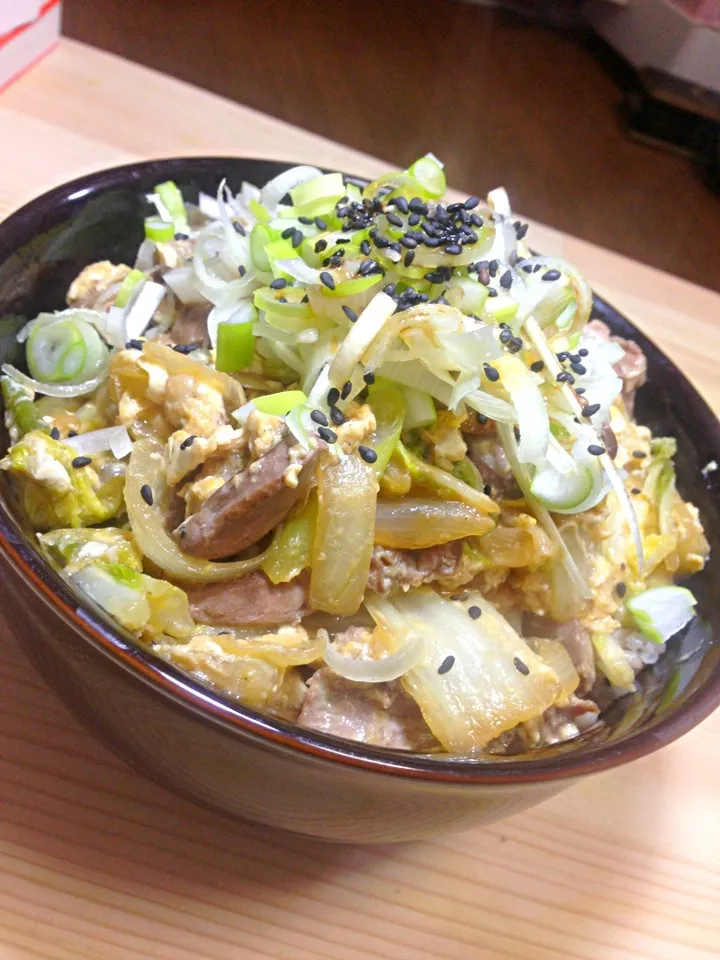 砂ずり親子丼|小次郎さん