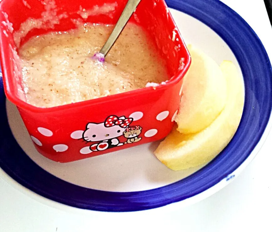 cream of wheat and apples|Kiiさん