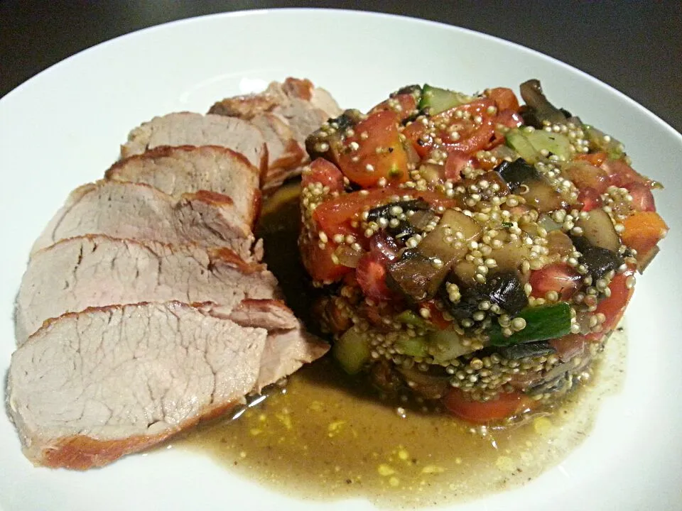 Pork sirloin with quinoa salad|Frank&Jolanda - Eteninbeeldさん