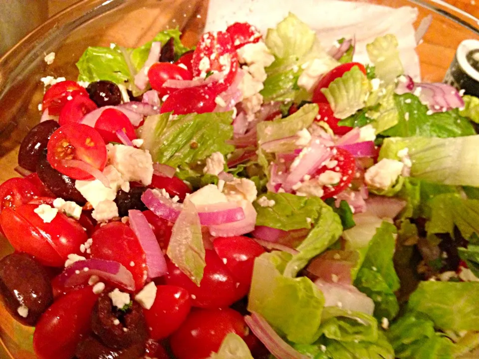 Greek salad, Greek vinaigrette|Michele Fortunatiさん