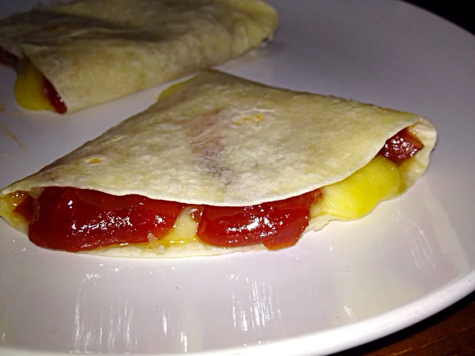 Sándwich de queso con bocadillo de guayaba|luz nellyさん