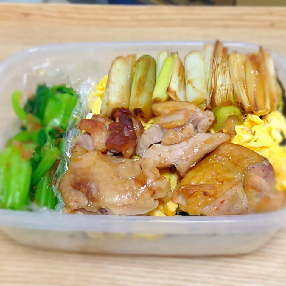 彼に焼き鳥丼弁当|まなみさん