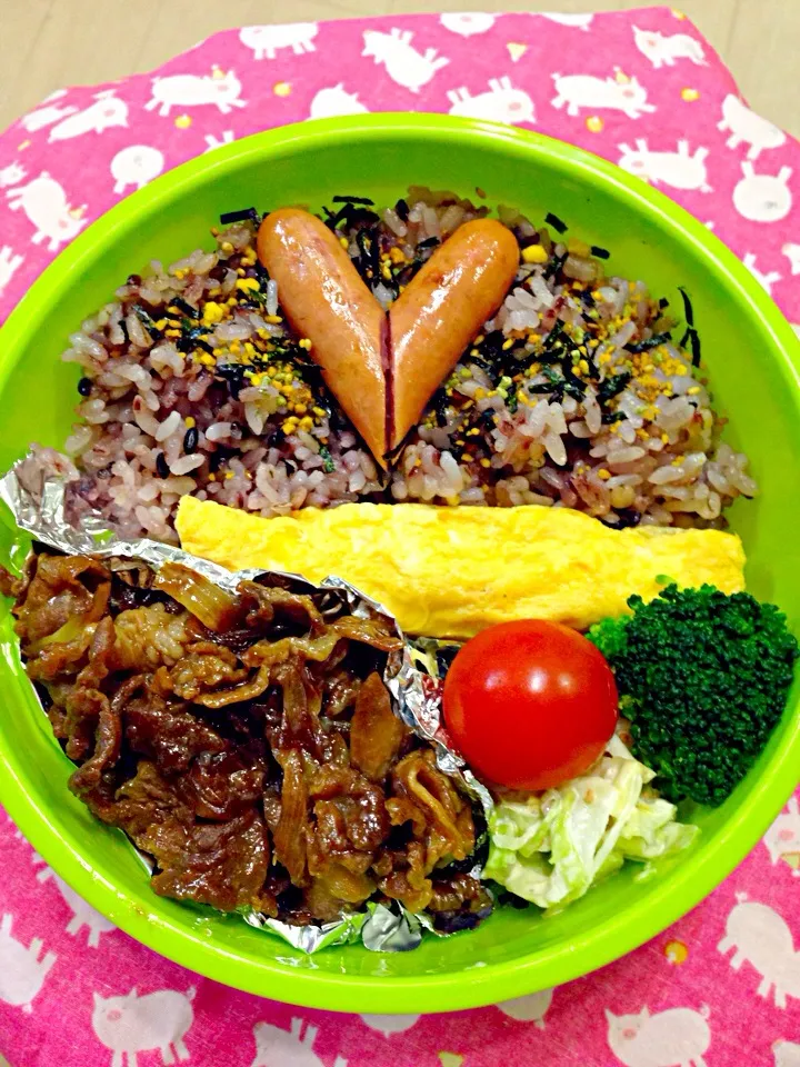 Snapdishの料理写真:旦那はん弁当♡|みっつさん