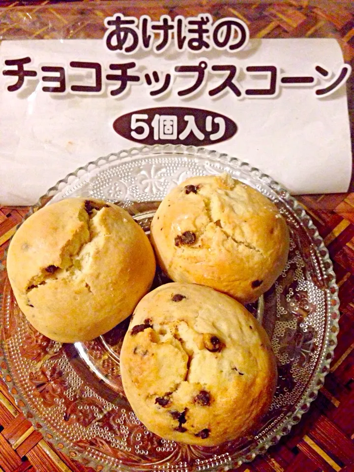 Chocolate chip scones🍫ﾁｮｺﾁｯﾌﾟｽｺｰﾝ|🌈Ami🍻さん