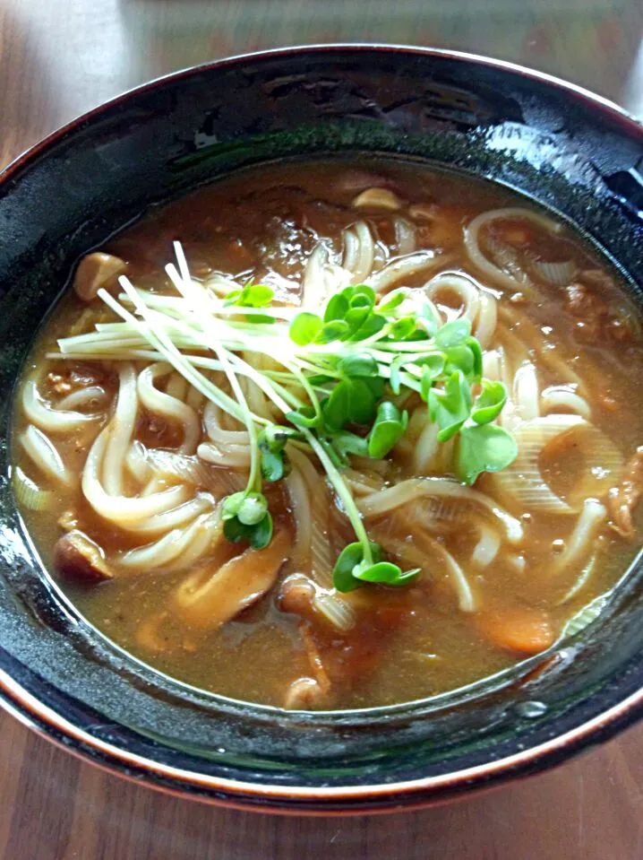 Snapdishの料理写真:カレーうどん|Yuki Niiyaさん