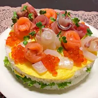 お寿司ケーキ