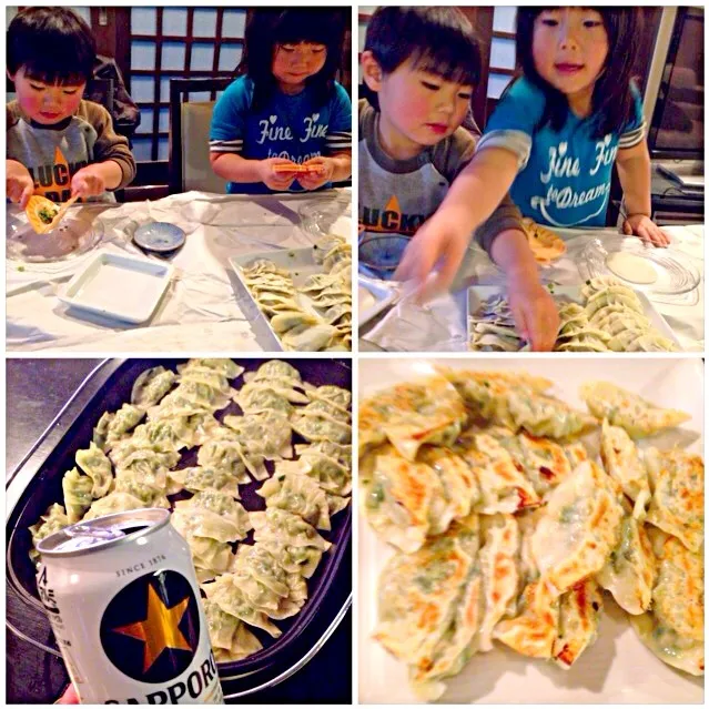 Snapdishの料理写真:Making dumplings✌️餃子作り〜|🌈Ami🍻さん