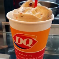 Snapdishの料理写真:DQ ice cream...yummy... almond mocha|pei peiさん