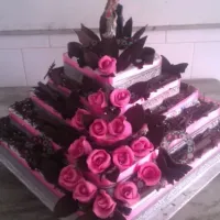 Snapdishの料理写真:chocolate wedding cake...|surender singh bishtさん