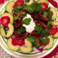 Vegan sausage salad|soberrynaturalさん