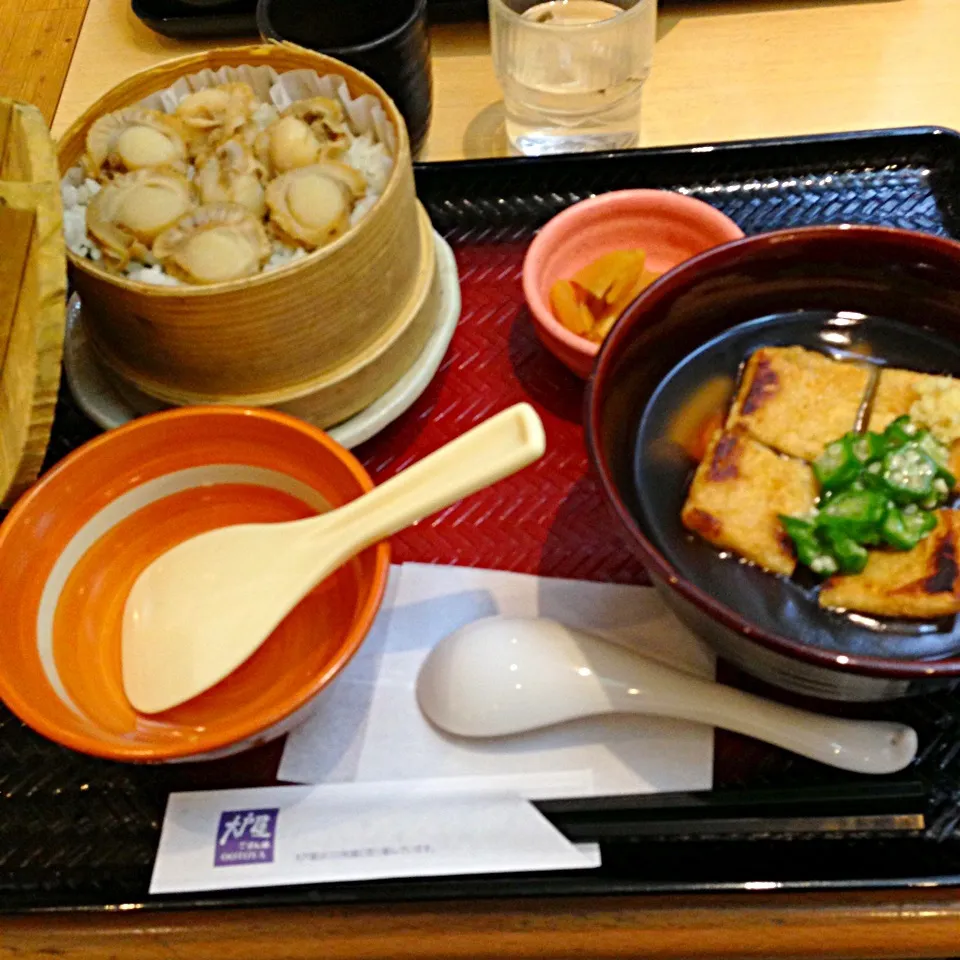 帆立のせいろごはんと野菜のトロトロ煮|ねむりひめさん