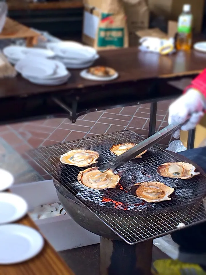 北海道産ホタテの浜焼き|Misaki Wakabayashiさん