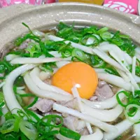 Snapdishの料理写真:生姜たっぷり肉煮込みうどん|Fumiko Nakamuraさん