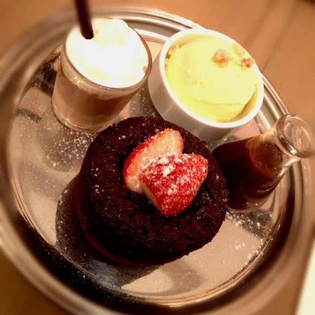 Snapdishの料理写真:表参道 Max Brenner チョコレートバーに行ってきた〜♪|Turbeeさん