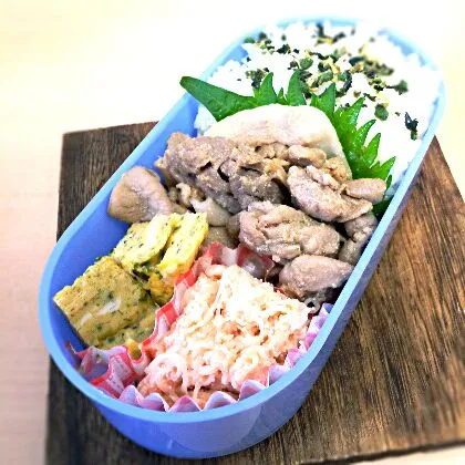 豚の生姜焼き弁当♪明太マヨ大根入り！|hmさん