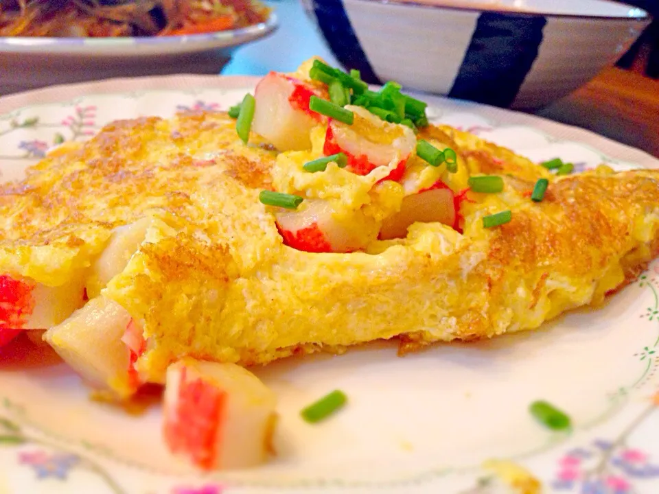 Snapdishの料理写真:Crabstick Omelette|Sheila Victoria Pさん