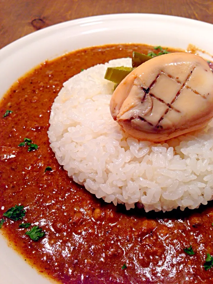 ランチはカレー 焼き半熟玉子乗せ|zeroweb_bossさん