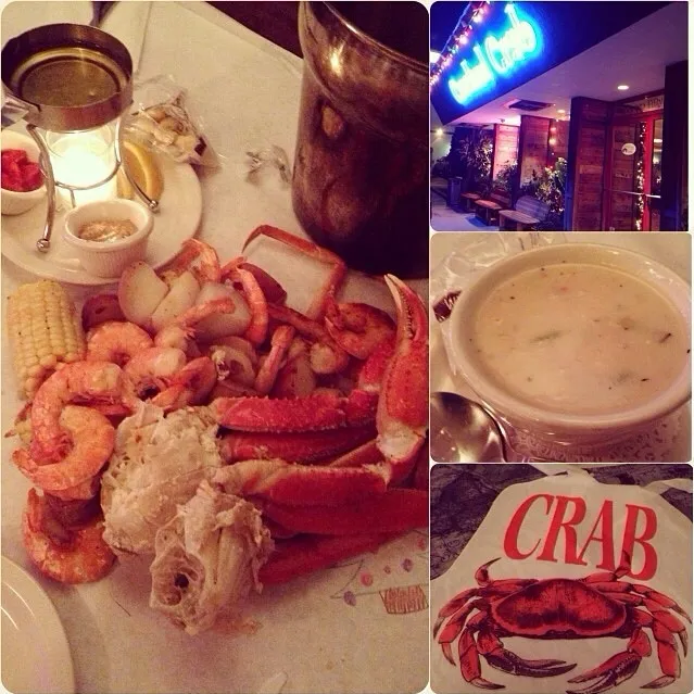 Seafood Dinner🍴 @Cracked crab|くぅさんさん