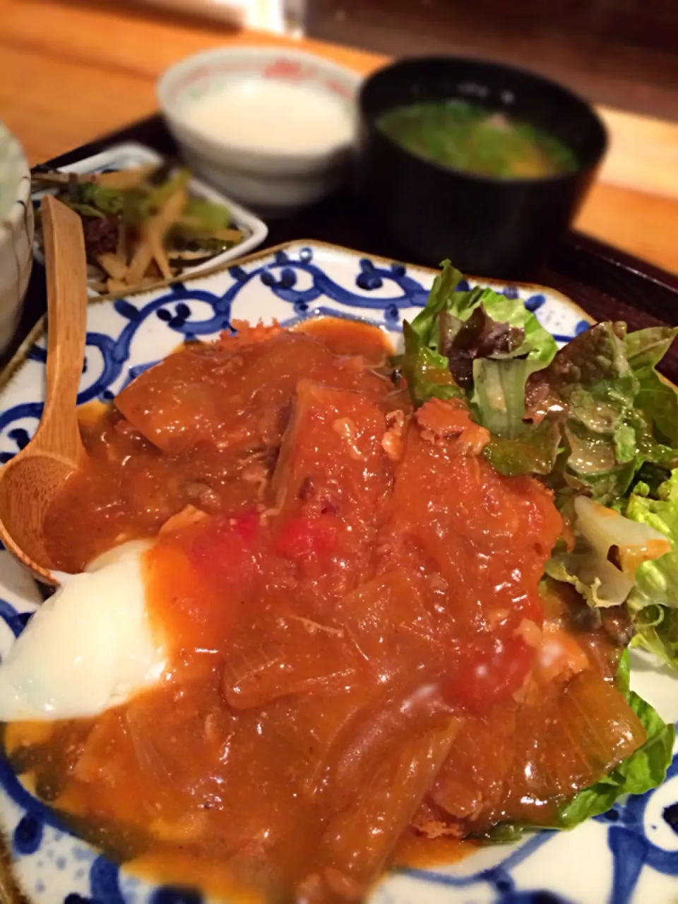 食幹のみぞれカツ煮！トマト風味|michiteruさん