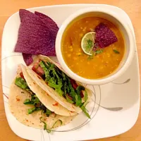 Fajita taco with tortilla soup|Gabriela Pachecoさん