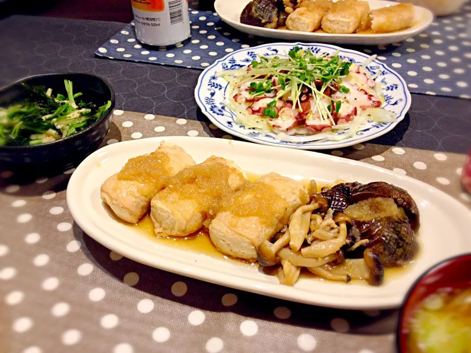 豆腐の肉巻のみぞれ煮|ふじたさやかさん