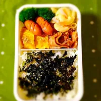 azukiさんの料理 ４月２日のお弁当                                豚肉のケチャップソース♪|kayokoさん