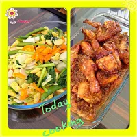 Chop Sui and Chicken Teriyaki|Iriani Irenne Thamrinさん