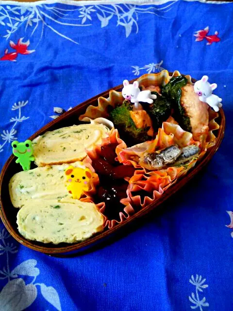 旦那様の作ってくれるお弁当♪ヽ(´▽｀)/|ゆず( ˘ ³˘)♥さん