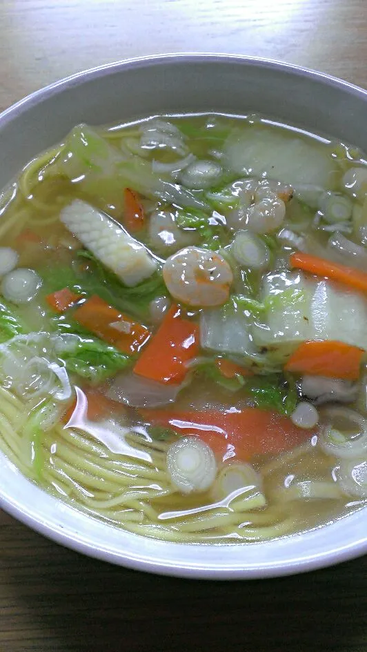 Snapdishの料理写真:五目あんかけ塩ラーメン|みあこさん