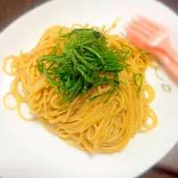 Snapdishの料理写真:和風明太子パスタ(´▽`)ノ|Keiko Nishihataさん