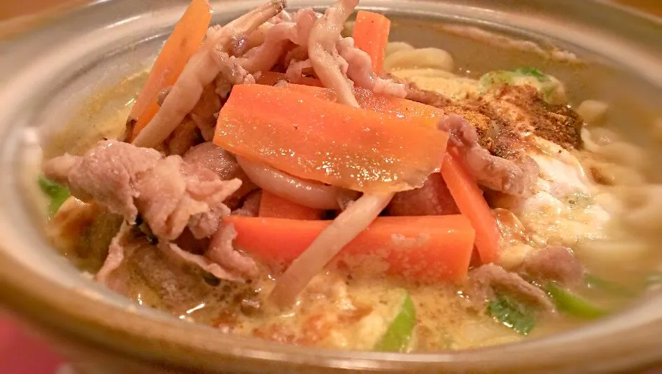 豚肉と野菜たっぷりカレーうどん|はなはなさん