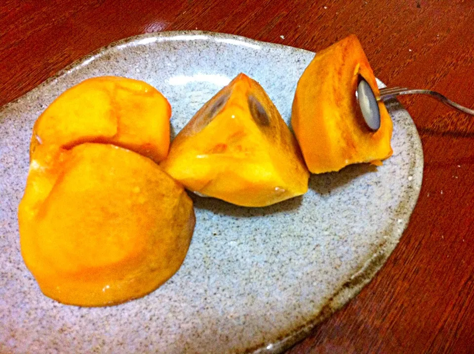 バイト先の柿|machinさん