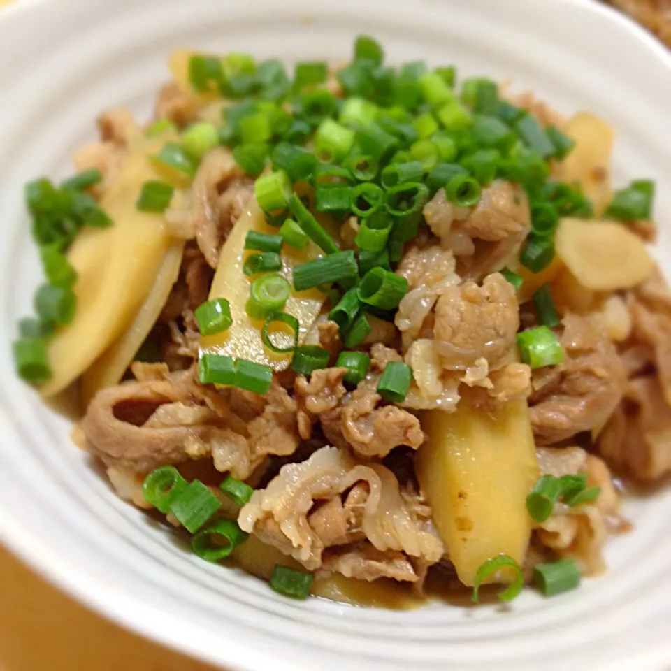 おうち居酒屋〜豚バラとごぼうの煮物柚子胡椒風味|misakiさん