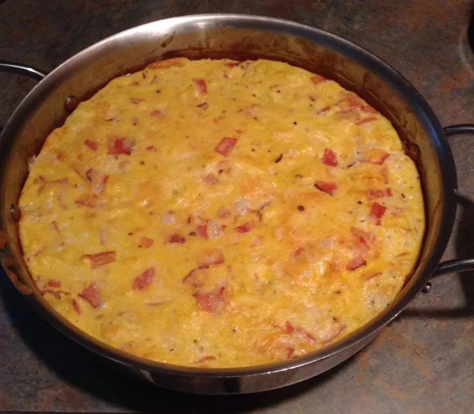 Ham and Dairy Free Provolone Frittata|http://melissasmenu.wordpress.com/さん