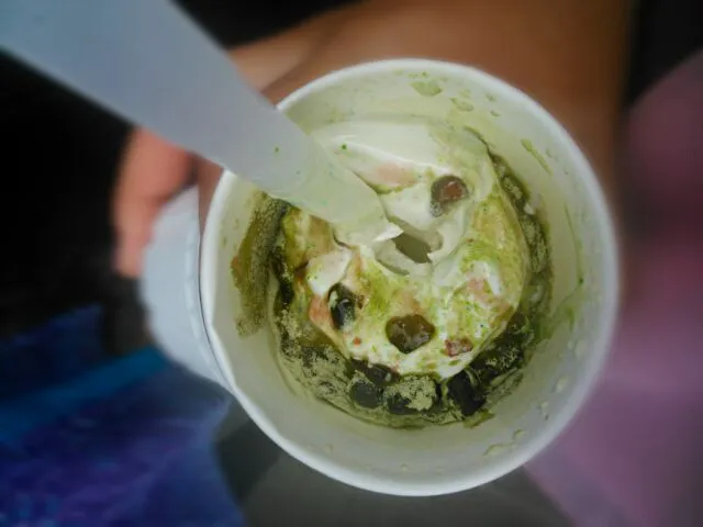 green tea red bean mc flurry|Amanda Viraさん