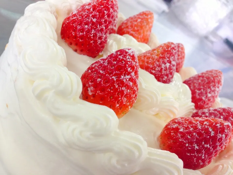 イチゴのショートケーキ|なかまりさん