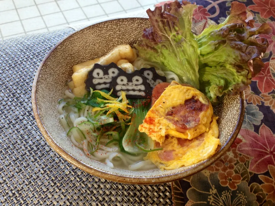 ポークたまご 饂飩|アズフラさん