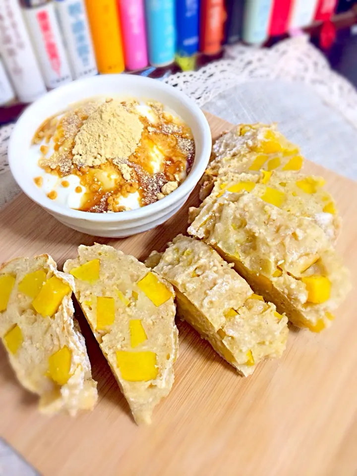 Snapdishの料理写真:安納芋のずっしりお焼き|RIZUさん