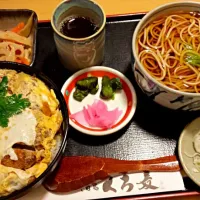 Soba noodles with pork and rice (Katsudon)|Fabio Suzukiさん