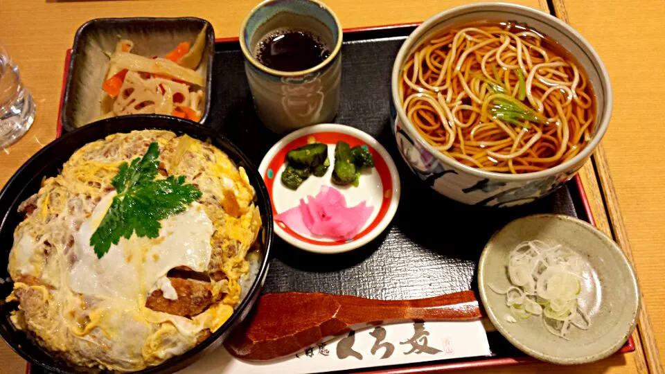 Soba noodles with pork and rice (Katsudon)|Fabio Suzukiさん