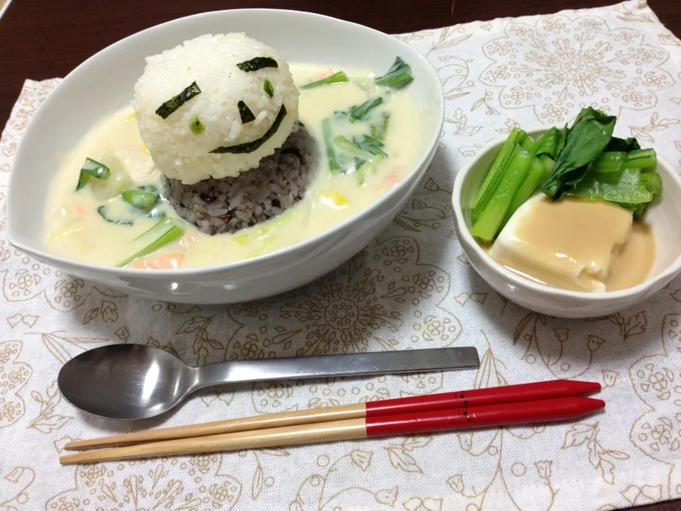 雪だるまクリーム煮♡|ぼーちゃんさん