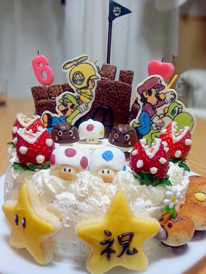 健太郎6歳のBirthdayケーキ|まいこさん