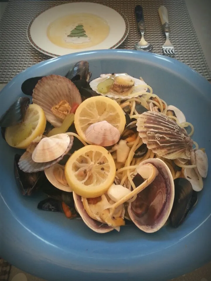 steamed Clams with Fresh Lemon|jineeさん