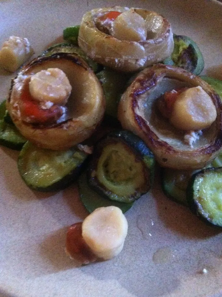 Scalpons, artichoke and curry's courgettes (zucchini)|PHILIPPEさん