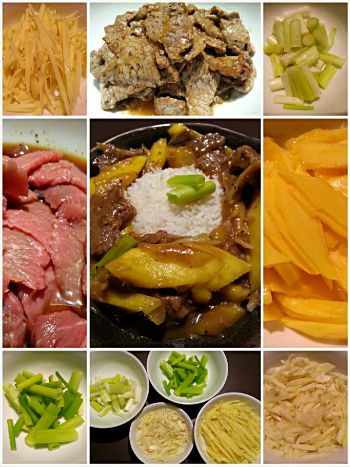 Beef with mango (Chinese style)|Frank&Jolanda - Eteninbeeldさん