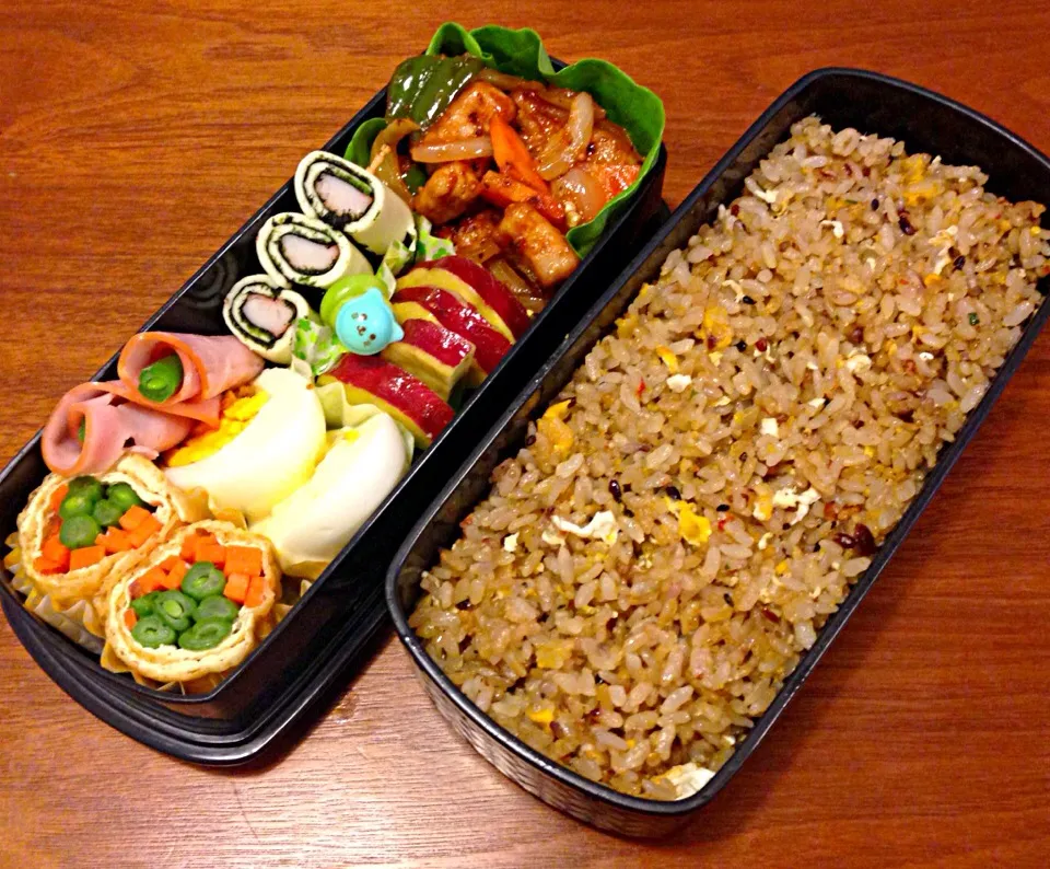 Snapdishの料理写真:旦那様のお弁当♪|りえこさん