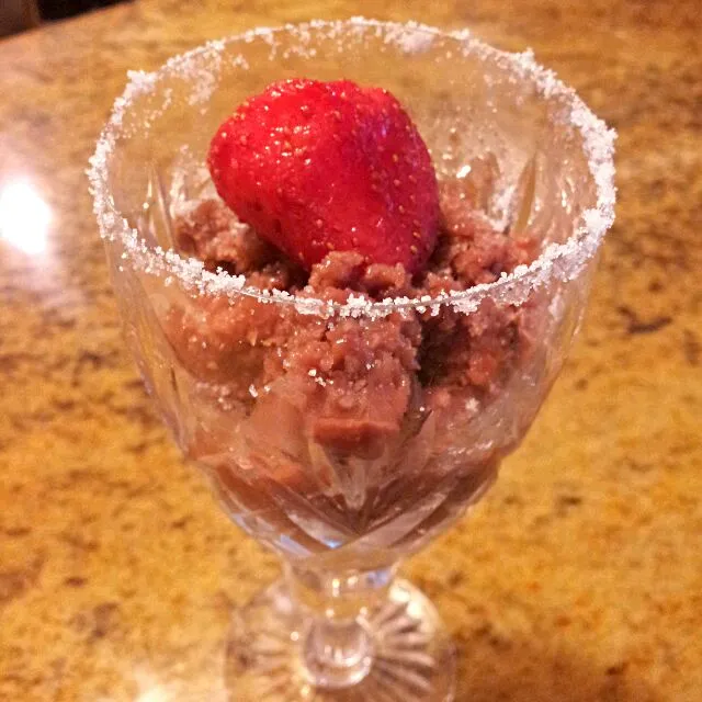 Snapdishの料理写真:chocolate strawberry granita|Ian Huttonさん