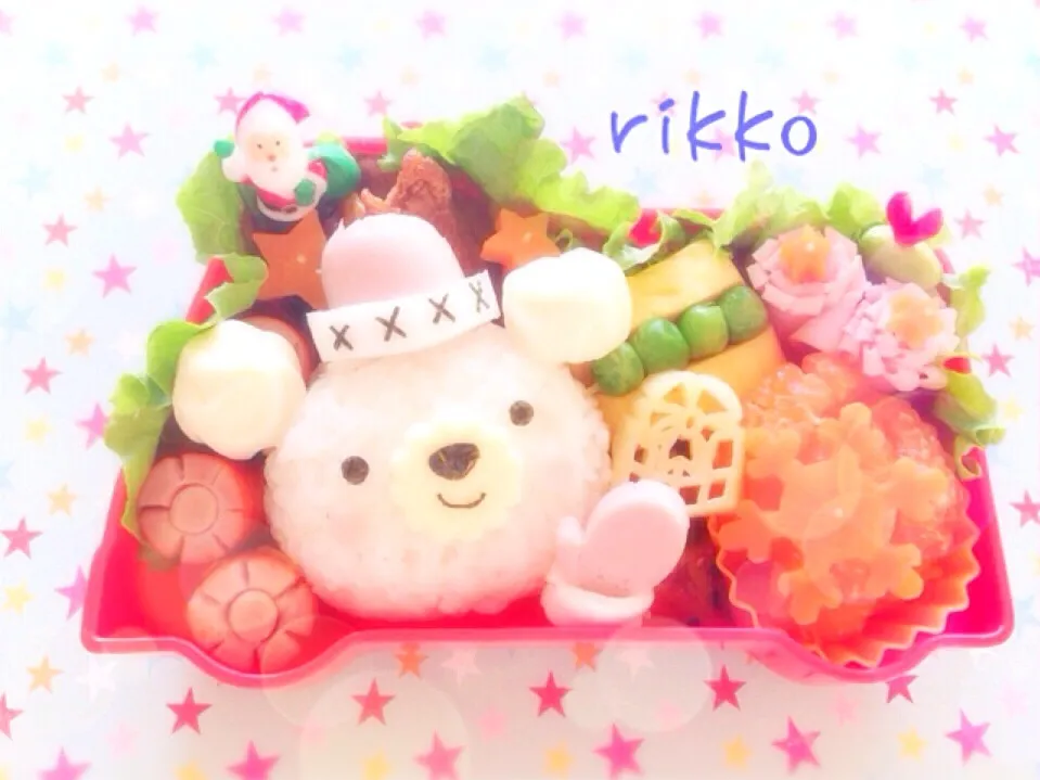 🎁白くまサンタのお弁当🎁|rikkoさん