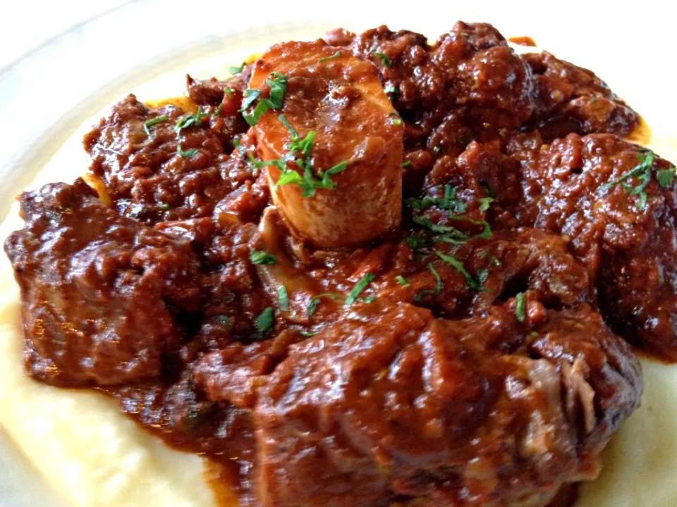 Stew lamb shanks with mashed potatoes|12Dragonさん